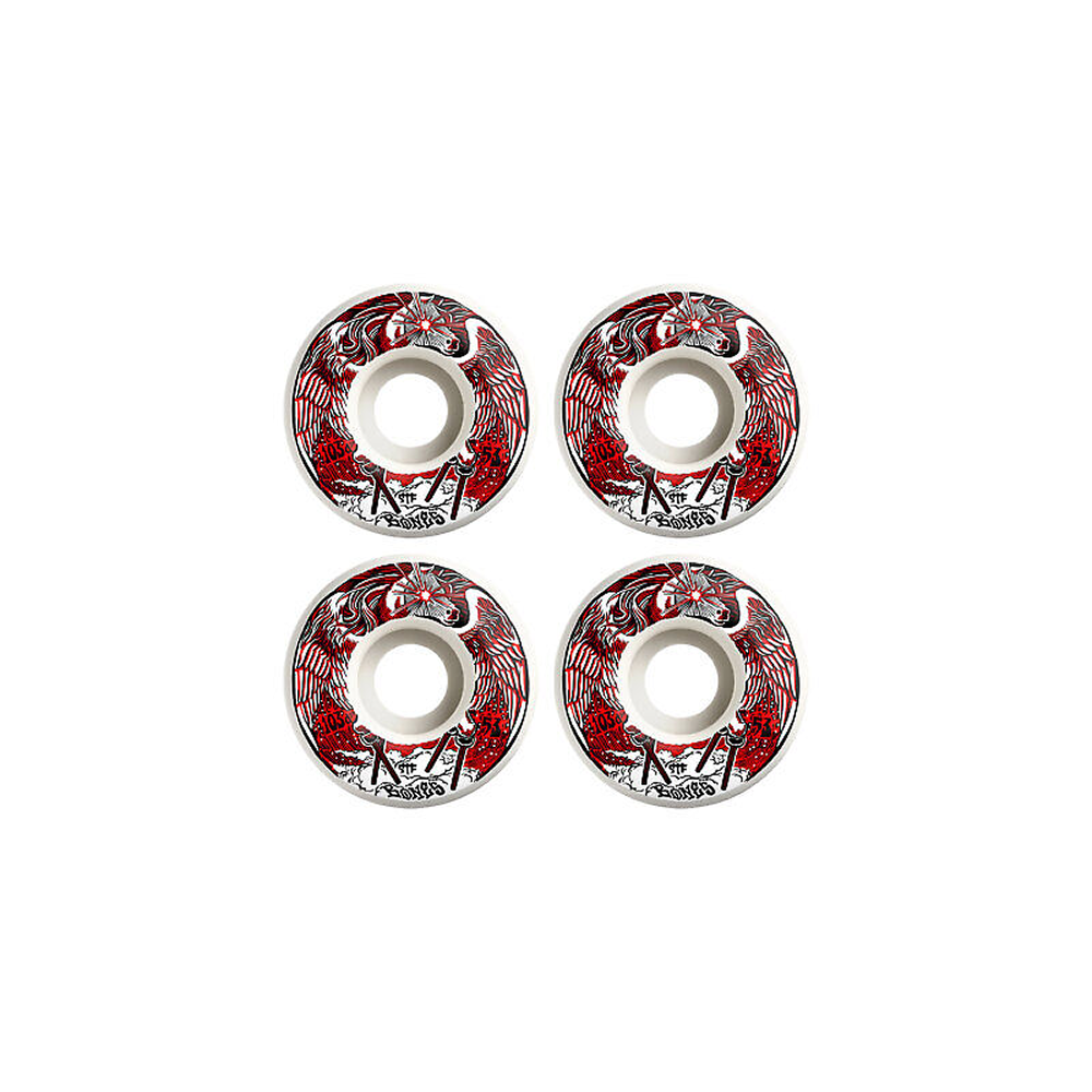 Bones Skateboard Wheels Peg-Leg-Asus 53mm V1 Standard Street Tech
