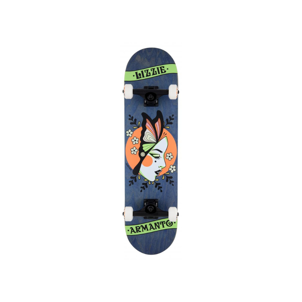 Skateboard Birdhouse Lizzie Armanto LA Butterfly Complete 8.0 inch deck colorat cu design artistic